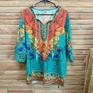 Himone Boho Tunic Top
